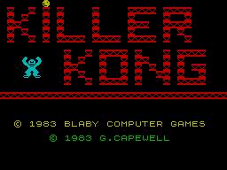 Killer Kong (1983)(Blaby Computer Games)